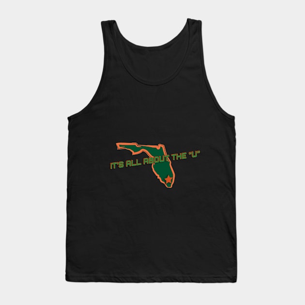 Its all about U Florida Design Tank Top by Mr.Guru 305 